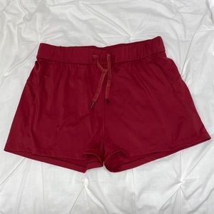 Ladies maroon shorts size medium